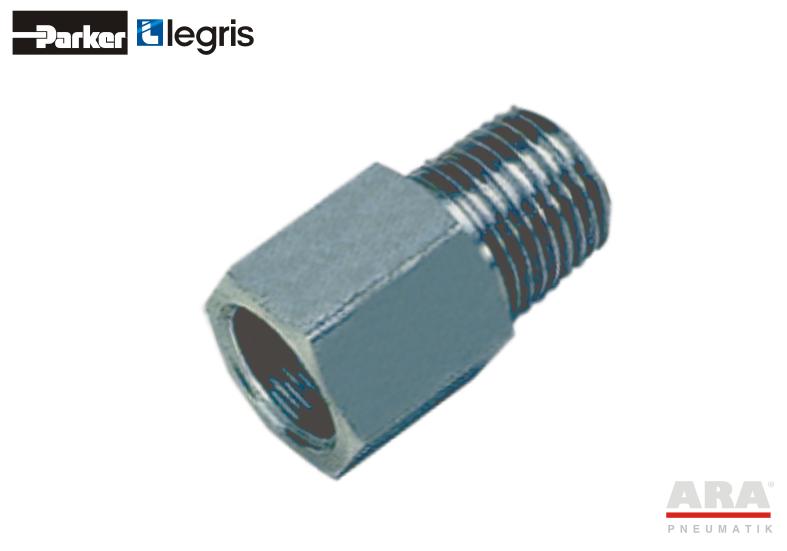 Adapter nierdzewny 316L Parker Legris 1864