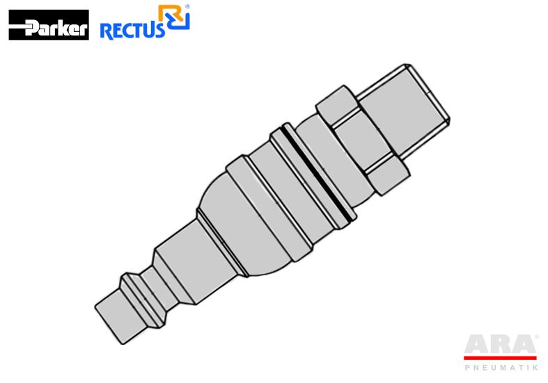 Szybkozłączka pneumatyczna Parker Rectus 23FAAK