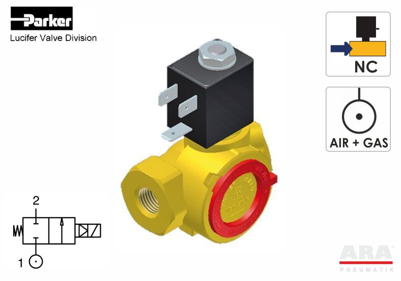 Elektrozawory do powietrza, elektrozawór do powietrza Parker Lucifer 321K31
