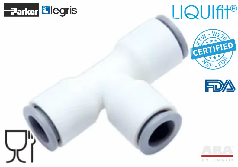 Trójnik pneumatyczny LIQUIfit Parker Legris 6304