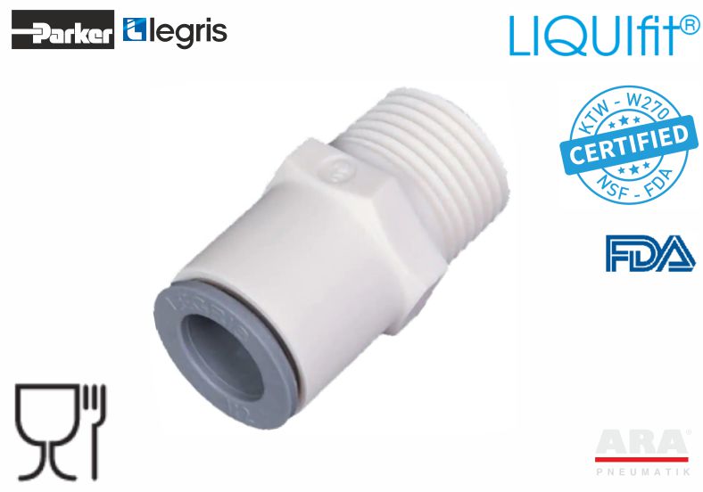 Złączka wtykowa prosta LIQUIfit Parker Legris 6505