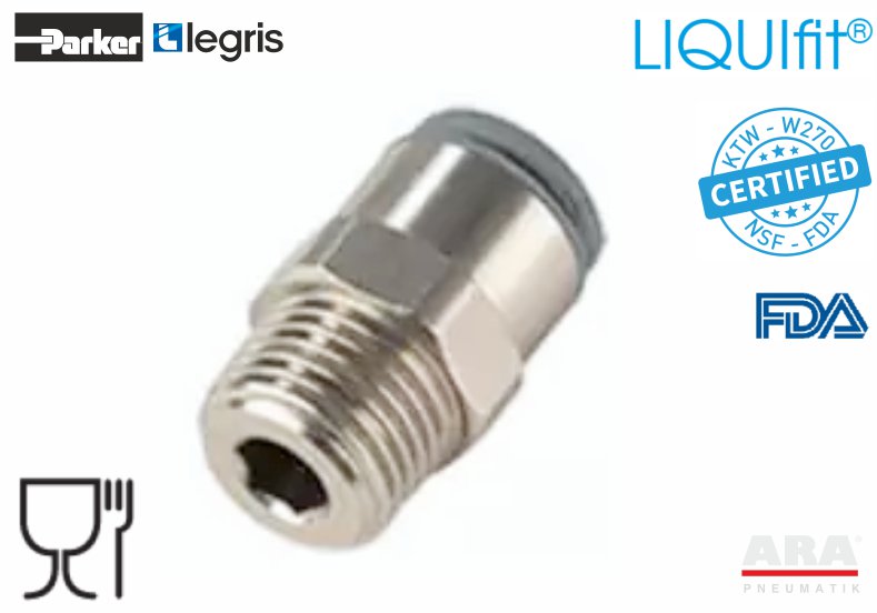 Złączka pneumatyczna prosta LIQUIfit+ 6975