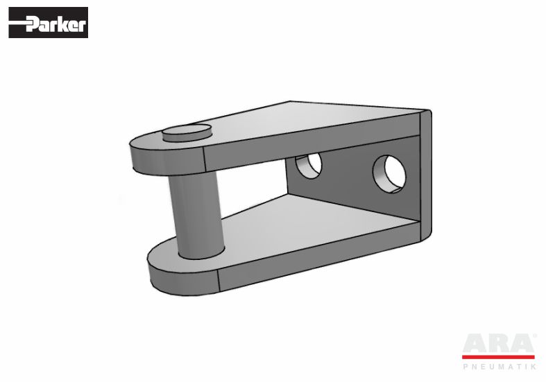 Wspornik widełkowy do siłownika okrągłego P1A Parker AB3