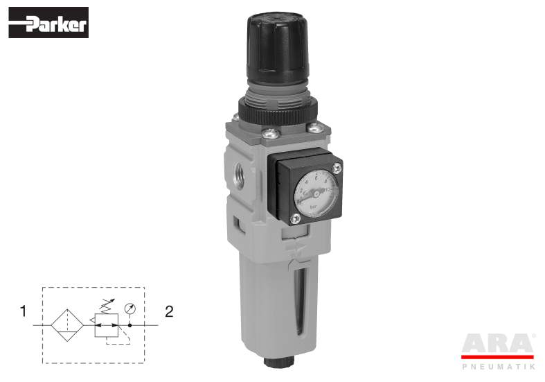 Filtr-regulator do sprężonego powietrza Parker Global Mini P31