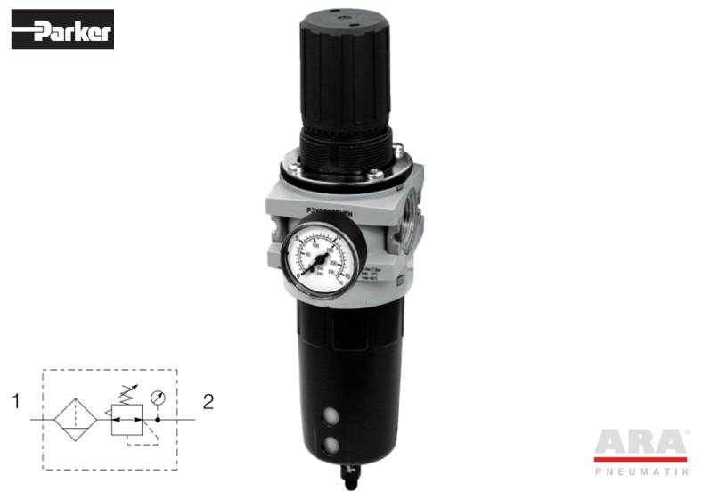 Filtr-regulator przygotowania powietrza Hoerbiger Origa | Parker A25 | P3Y