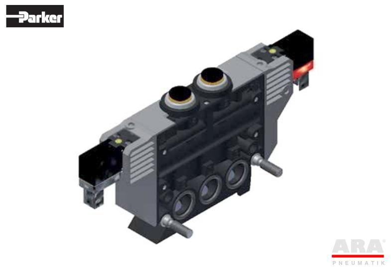 Zawory elektromagnetyczne Parker PVL-B bistabilne - z cewką i pilotem