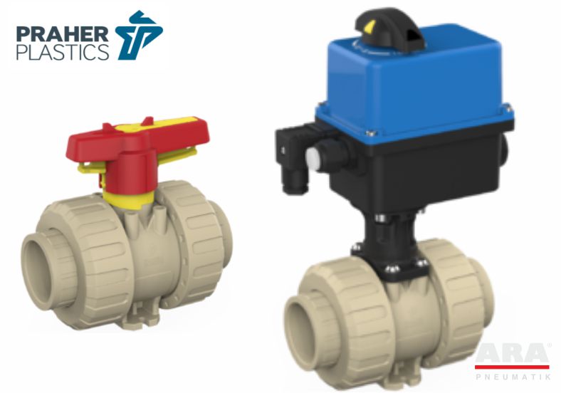 zawór 2 drogowy tworzywowy M1 Praher Plastics PP