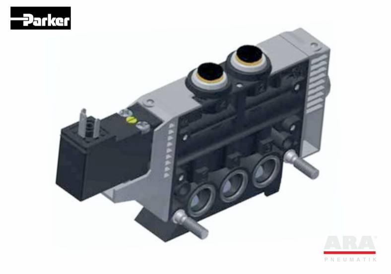 Zawory elektromagnetyczne 3/2 Parker seria PVL-B