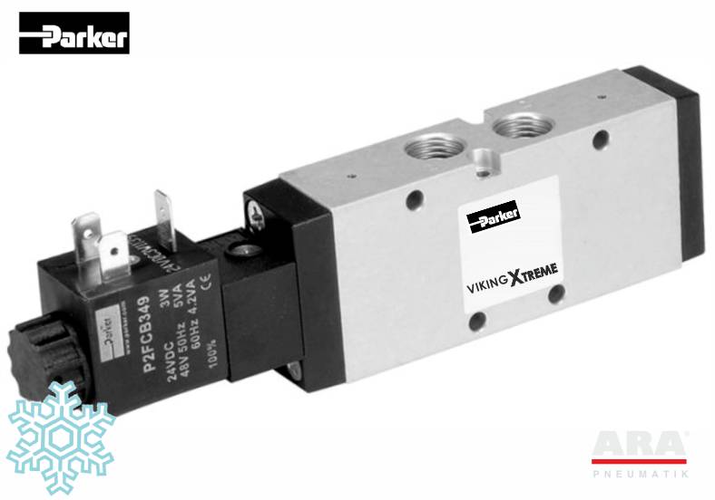 Zawory elektromagnetyczne 3/2 Parker Viking Xtreme